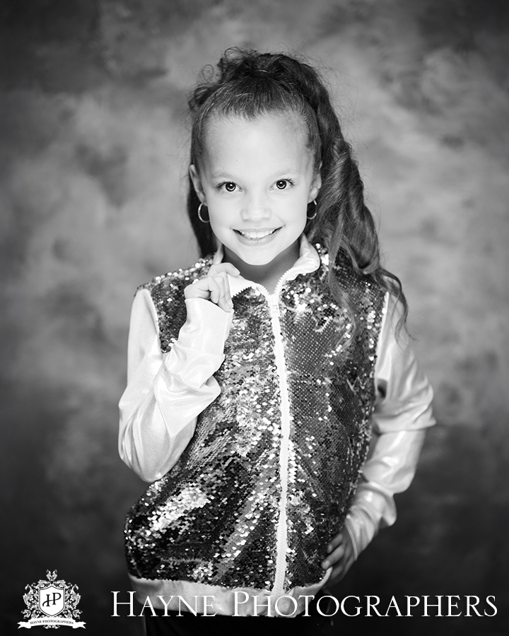 Hayne Photographers Dance Child Black White